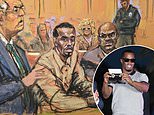 Diddy news live: Rapper seen in prison clothes in new court sketches with his doting mom Janice lurking in the background