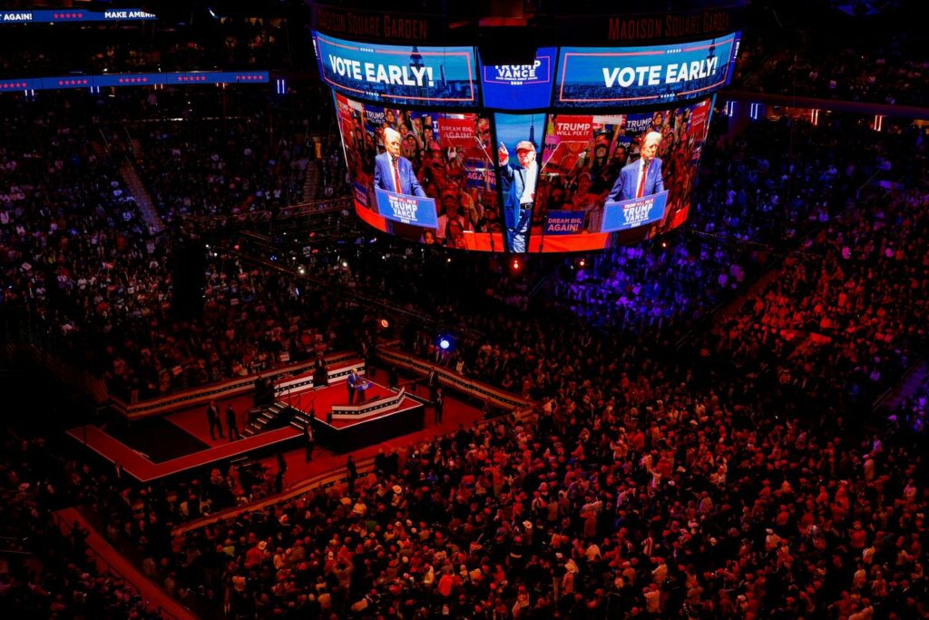 Donald Trump prend sa revanche sur New York au Madison Square Garden