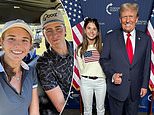 Donald Trump's granddaughter Kai, 17, shows off incredible golf skills with YouTube star ahead of election