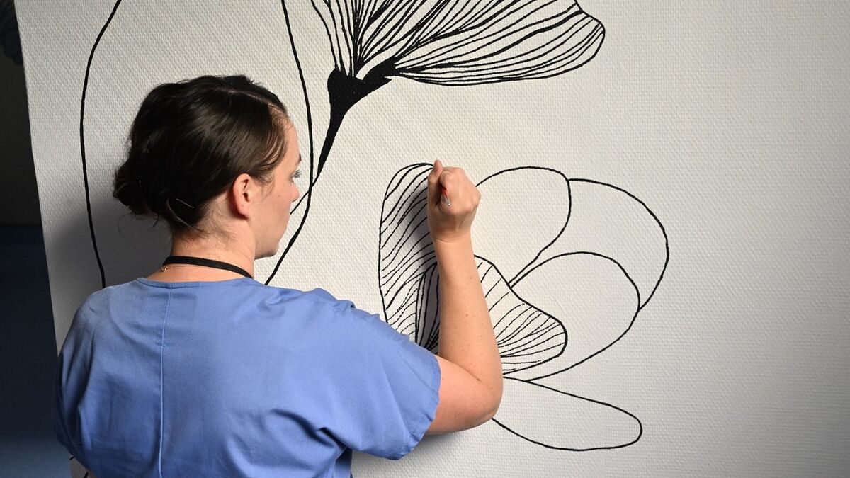 En Saône-et-Loire, cette maternité a été décorée par les sages-femmes