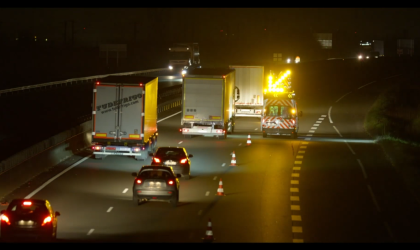 Entre la frontière et Kanfen: Trois nuits de travaux sur l'A31