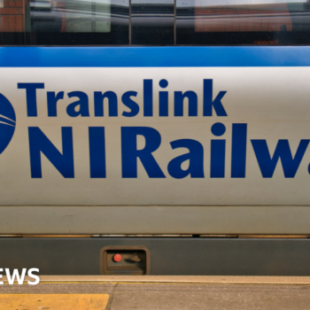 First train departs Belfast's Grand Central Station