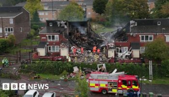 Four in hospital after house explosion