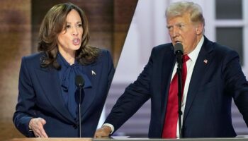 US-Wahl 2024: Trump Harris im Bild