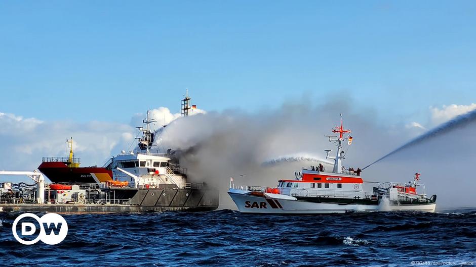 Großeinsatz in der Ostsee nach Brand auf Öl-Tanker