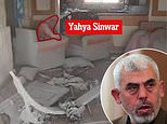 Incredible IDF footage shows the final moments of Hamas leader Yahya Sinwar as he throws a STICK at drone before being killed when the building was blasted by a tank shell