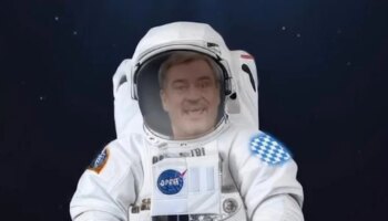 Instagram-Video: Söder fliegt zum Mars