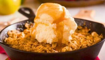 Jamie Oliver's 6-ingredient apple crumble is a 'hug in a bowl' and perfect for autumn