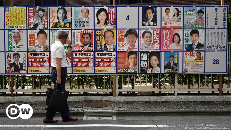 Japan election: Polls open with ruling LDP facing tight race