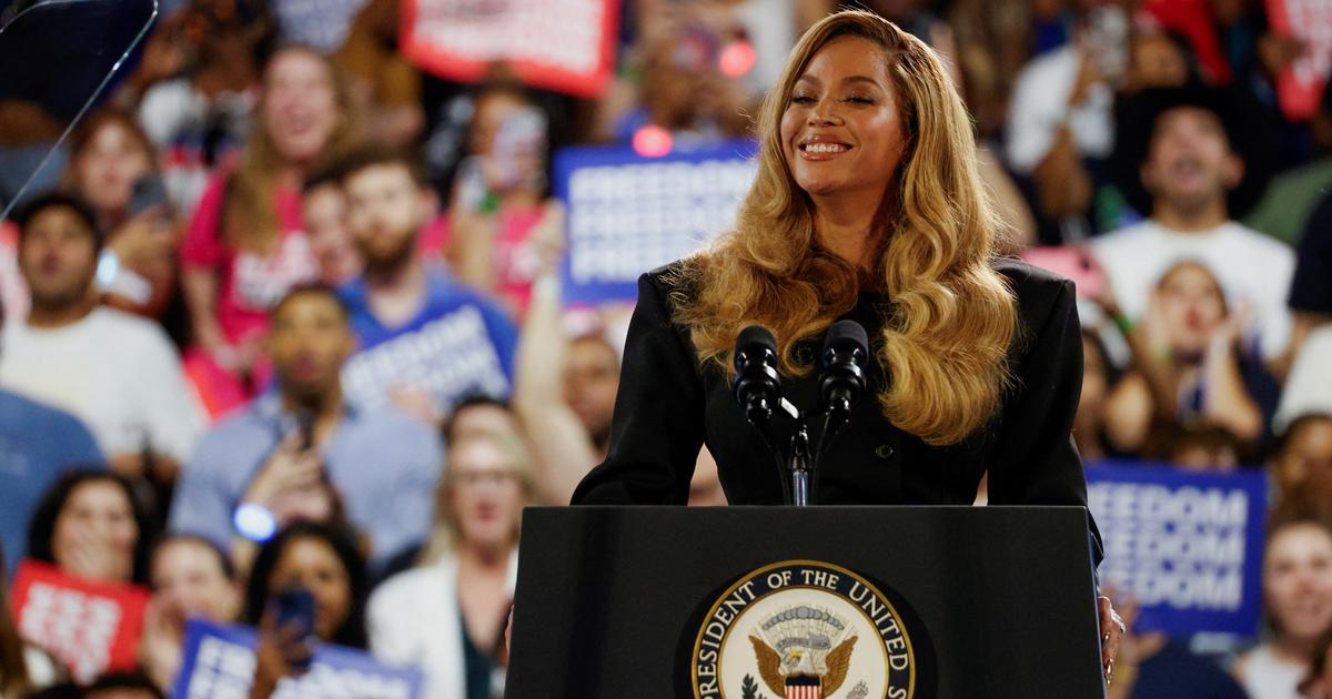 «Je suis ici en tant que mère» : au Texas, Beyoncé chante son soutien à Kamala Harris