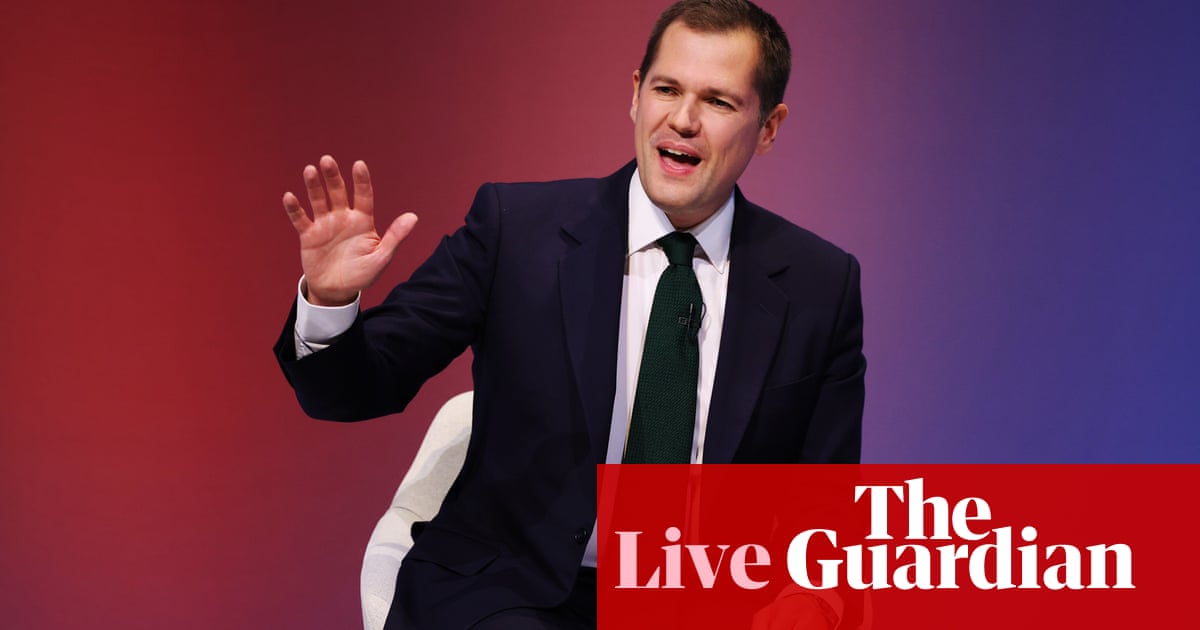 Jenrick tells Tory conference Q&A he gave his daughter middle name of Thatcher – UK politics live