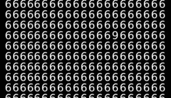 Just 1 percent of people can find the hidden 9 in a sea of 6s in less than 9 seconds