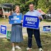 Kamala Harris's Labour helpers: Keir Starmer's MPs pictured on the presidential campaign trail for Donald Trump's Democrat rival as Republican claims UK party broke US law