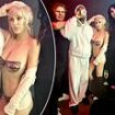 Kanye West's wife Bianca Censori opts out of a Halloween costume as she goes nearly naked in Tokyo