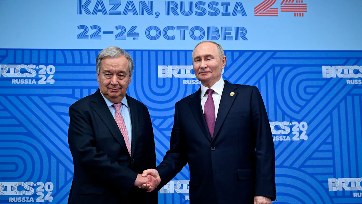 Krieg in der Ukraine: UN verteidigen Guterres' Handschlag mit Putin