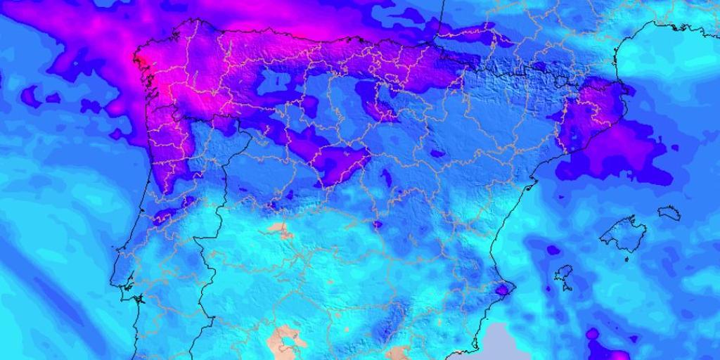 La Aemet avisa de la llegada de un nueva borrasca atlántica e intensas lluvias a España: estas son las zonas más afectadas