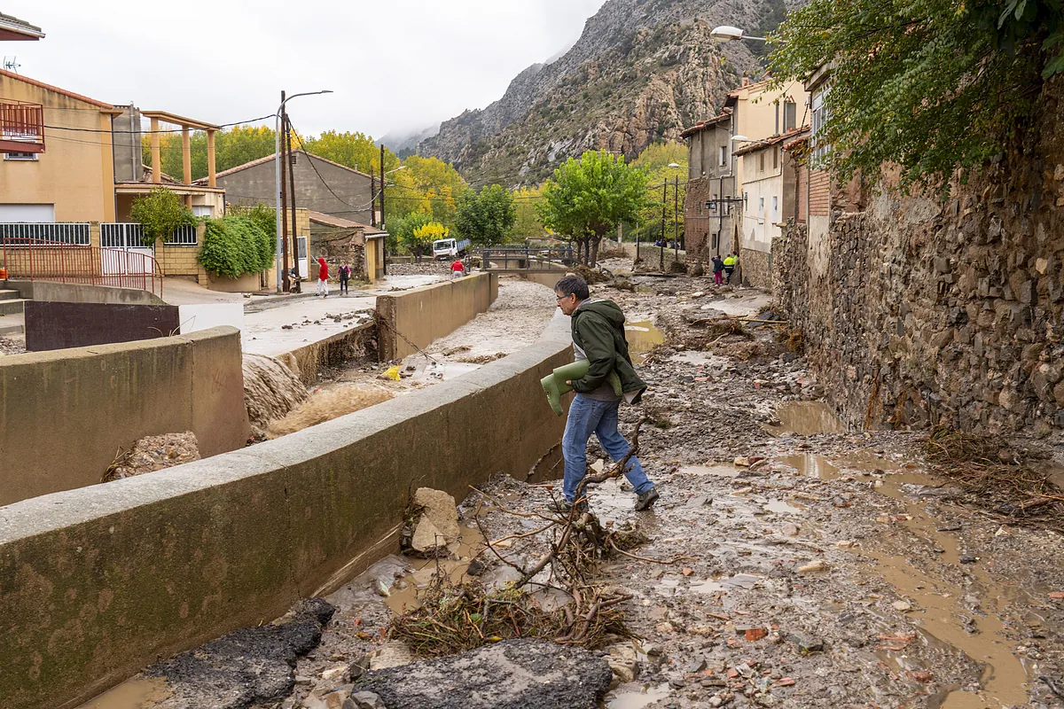 La DANA irrumpe en Aragón y provoca inundaciones en varias localidades de Teruel y Zaragoza