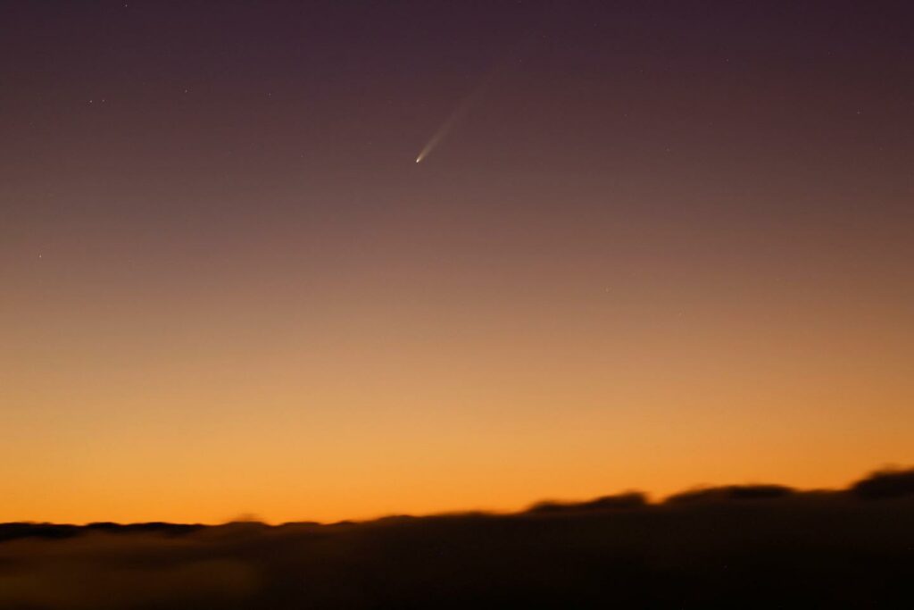 La comète Tsuchinshan-Atlas sera visible de l’hémisphère Nord pour quelques soirs