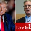 Labour plays down row with Donald Trump over claim of US election interference – UK politics live