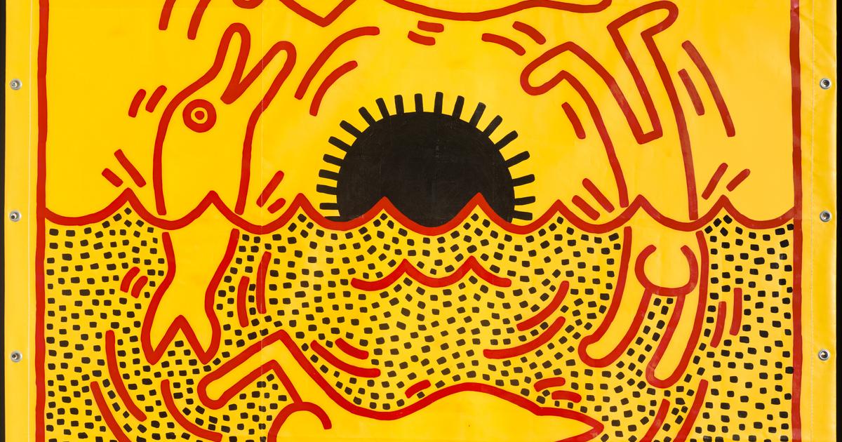 L’artiste américain Keith Haring, roi du street art, pop et engagé, prend sa revanche à Paris