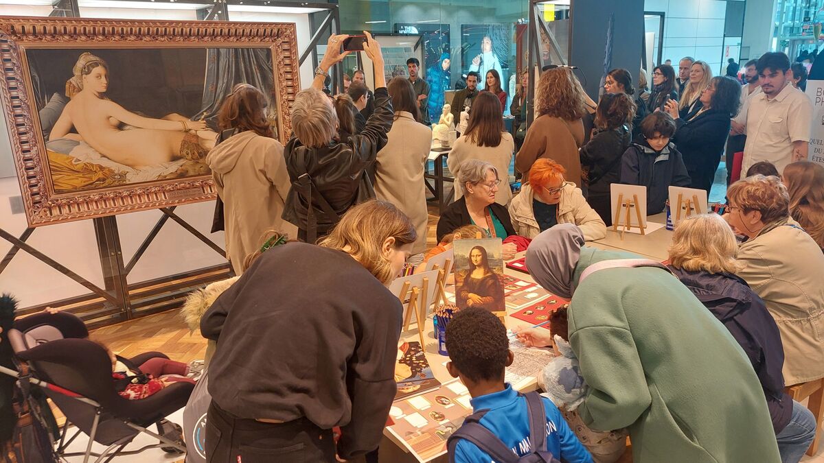 Le Louvre s’invite au centre commercial de Villeneuve-la-Garenne : « On fait sortir la culture du musée »