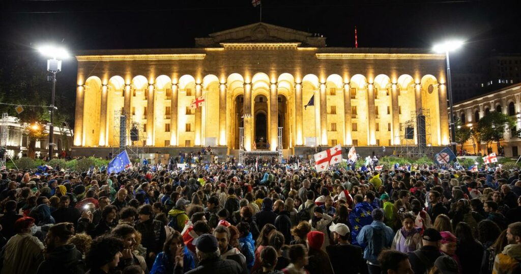 Le Parlement géorgien, haut lieu de toutes les batailles politiques depuis l’effondrement de l’URSS