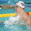 Léon Marchand réussit un nouveau triplé en quatre nages en Coupe du monde de natation, record de France en prime