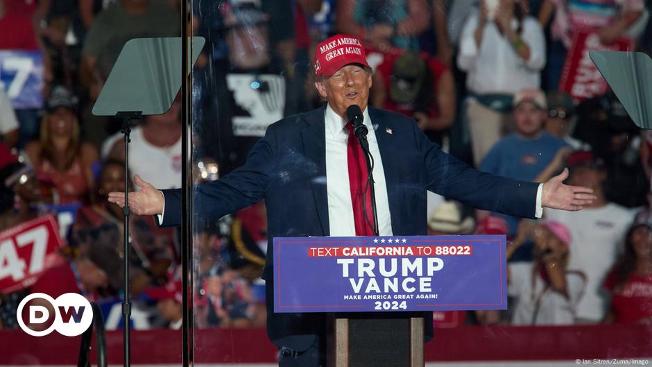 Man arrested at Donald Trump's California rally on gun charges