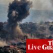 Middle east crisis live: Israel orders evacuations in southern Lebanon, including for refugee camp