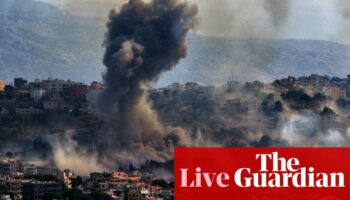 Middle east crisis live: Israel orders evacuations in southern Lebanon, including for refugee camp