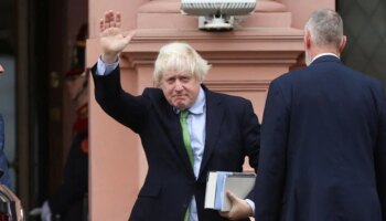 Milei recibe a Boris Johnson en la Casa Rosada