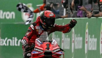 MotoGP: Francesco Bagnaia remporte le GP de Thaïlande devant Jorge Martin