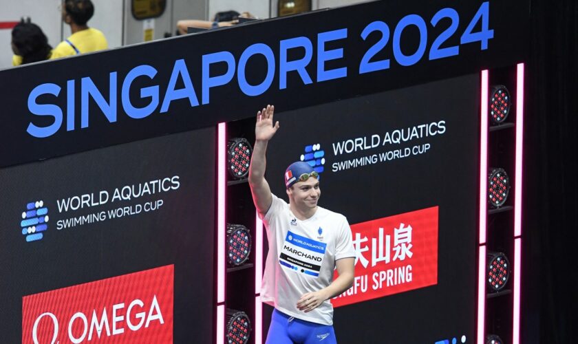 Natation: Léon Marchand bat le record d'Europe du 100 m quatre nages