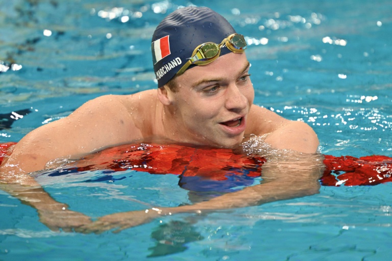 Natation: Trois succès et quatre records de France pour Marchand à Shanghai