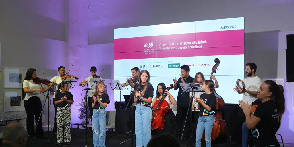 Niños de Alalá y Fundación Acción por la Música ponen el broche de oro al encuentro 'Visión 360º de la Sostenibilidad'