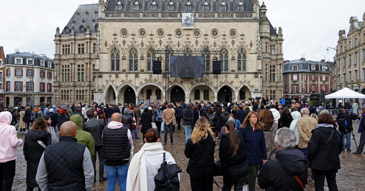 «Nous réaffirmons notre unité et notre force contre toute barbarie», déclare le maire d’Arras lors de l’hommage à Dominique Bernard