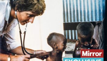 Nurse forced to 'play God' and choose which children live or die in Ethiopia famine looks at photos