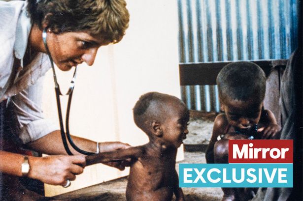 Nurse forced to 'play God' and choose which children live or die in Ethiopia famine looks at photos