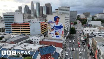 Ohtani-mania sweeps LA as Dodgers battle for World Series title