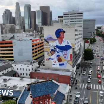 Ohtani-mania sweeps LA as Dodgers battle for World Series title