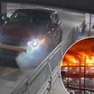 Pictured: Range Rover that sparked devastating Luton Airport multi-storey fire which destroyed more than 1,300 vehicles