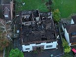 Police launch double arson probe after two multi-million pound mansions go up in flames in affluent London neighbourhood hours apart