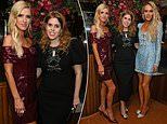 Pregnant Princess Beatrice oozes glamour in a little black dress as she joins Nicky Hilton at London cocktail party