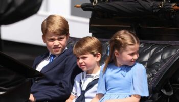 Prince George's adorable hidden signals to Charlotte and Louis at huge royal event