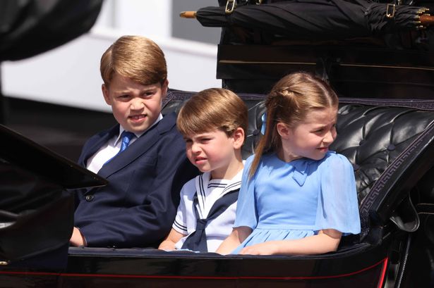 Prince George's adorable hidden signals to Charlotte and Louis at huge royal event