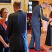 Prince William giggles as he pins star on Jacinda Ardern as she is made a Dame 