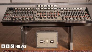 Recording console used by Beatles and found in skip up for auction