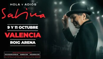 Sabina actuará en el Roig Arena los días 9 y 11 de octubre de 2025, dentro de su gira 'Hola y Adiós'