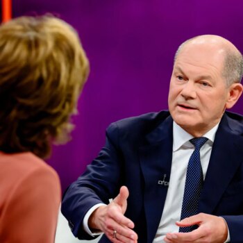 Scholz bei Illner: Die Seitenkommentare sind mitschuld