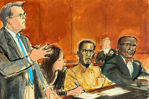 Sean 'Diddy' Combs seen in prison jumpsuit in new pictures for first time as he stands trial for sex trafficking